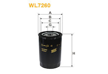 Olejový filtr WIX FILTERS WL7260