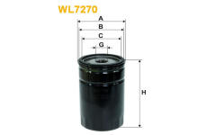Olejový filtr WIX FILTERS WL7270