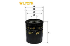 Olejový filter WIX FILTERS WL7278