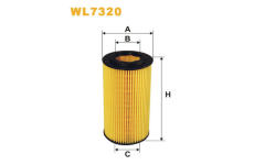 Olejový filter WIX FILTERS WL7320