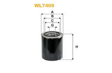 Olejový filtr WIX FILTERS WL7409