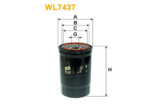 Olejový filtr WIX FILTERS WL7437