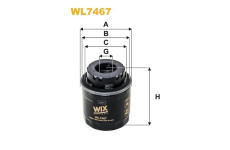 Olejový filtr WIX FILTERS WL7467