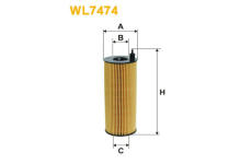 Olejový filtr WIX FILTERS WL7474