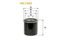 Olejový filtr WIX FILTERS WL7482