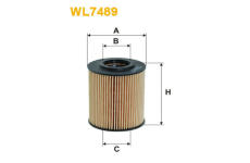 Olejový filtr WIX FILTERS WL7489
