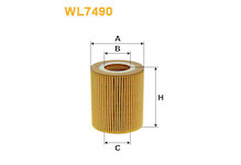 Olejový filtr WIX FILTERS WL7490