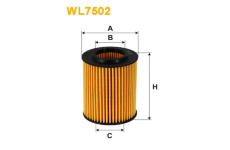 Olejový filtr WIX FILTERS WL7502