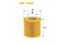 Olejový filtr WIX FILTERS WL7509