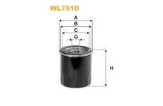 Olejový filtr WIX FILTERS WL7510