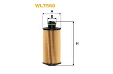 Olejový filtr WIX FILTERS WL7560