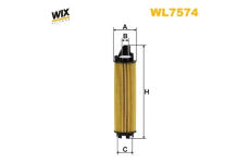 Olejový filtr WIX FILTERS WL7574