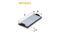 Filtr, vzduch v interiéru WIX FILTERS WP10241