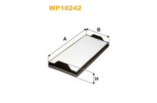 Filtr, vzduch v interiéru WIX FILTERS WP10242