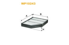 Filtr, vzduch v interiéru WIX FILTERS WP10243