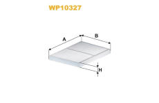 Filtr, vzduch v interiéru WIX FILTERS WP10327