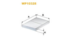 Filtr, vzduch v interiéru WIX FILTERS WP10328