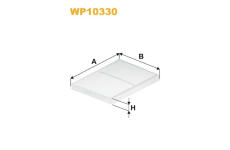 Filtr, vzduch v interiéru WIX FILTERS WP10330