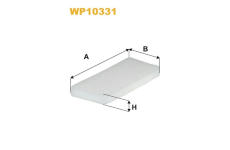 Filtr, vzduch v interiéru WIX FILTERS WP10331