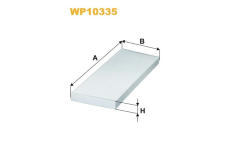 Filtr, vzduch v interiéru WIX FILTERS WP10335