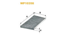 Filtr, vzduch v interiéru WIX FILTERS WP10358