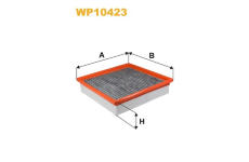 Filtr, vzduch v interiéru WIX FILTERS WP10423
