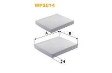 Filtr, vzduch v interiéru WIX FILTERS WP2014
