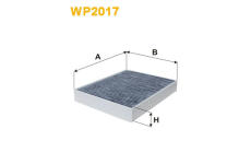 Filtr, vzduch v interiéru WIX FILTERS WP2017