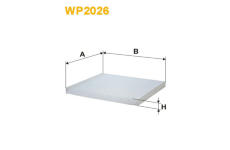 Filtr, vzduch v interiéru WIX FILTERS WP2026