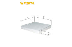 Filtr, vzduch v interiéru WIX FILTERS WP2078