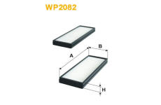 Filtr, vzduch v interiéru WIX FILTERS WP2082