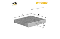 Filtr, vzduch v interiéru WIX FILTERS WP2087