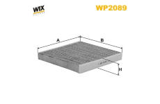 Filtr, vzduch v interiéru WIX FILTERS WP2089
