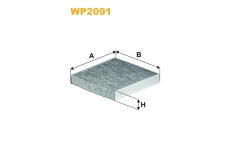 Filtr, vzduch v interiéru WIX FILTERS WP2091