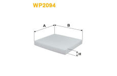 Filtr, vzduch v interiéru WIX FILTERS WP2094