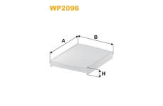 Filtr, vzduch v interiéru WIX FILTERS WP2096