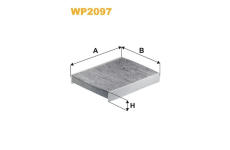 Filtr, vzduch v interiéru WIX FILTERS WP2097