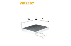 Filtr, vzduch v interiéru WIX FILTERS WP2107