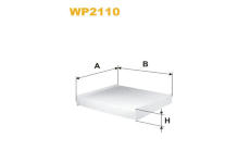 Filtr, vzduch v interiéru WIX FILTERS WP2110