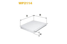 Filtr, vzduch v interiéru WIX FILTERS WP2114
