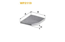 Filtr, vzduch v interiéru WIX FILTERS WP2119