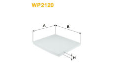 Filtr, vzduch v interiéru WIX FILTERS WP2120
