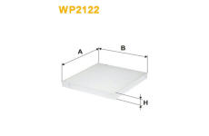 Filtr, vzduch v interiéru WIX FILTERS WP2122