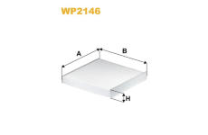 Filtr, vzduch v interiéru WIX FILTERS WP2146