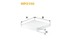 Filtr, vzduch v interiéru WIX FILTERS WP2150