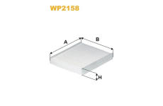 Filtr, vzduch v interiéru WIX FILTERS WP2158