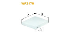 Filtr, vzduch v interiéru WIX FILTERS WP2170