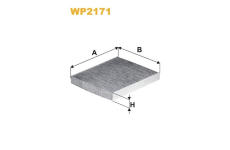 Filtr, vzduch v interiéru WIX FILTERS WP2171