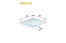 Filtr, vzduch v interiéru WIX FILTERS WP2172