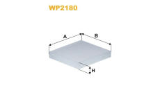 Filtr, vzduch v interiéru WIX FILTERS WP2180